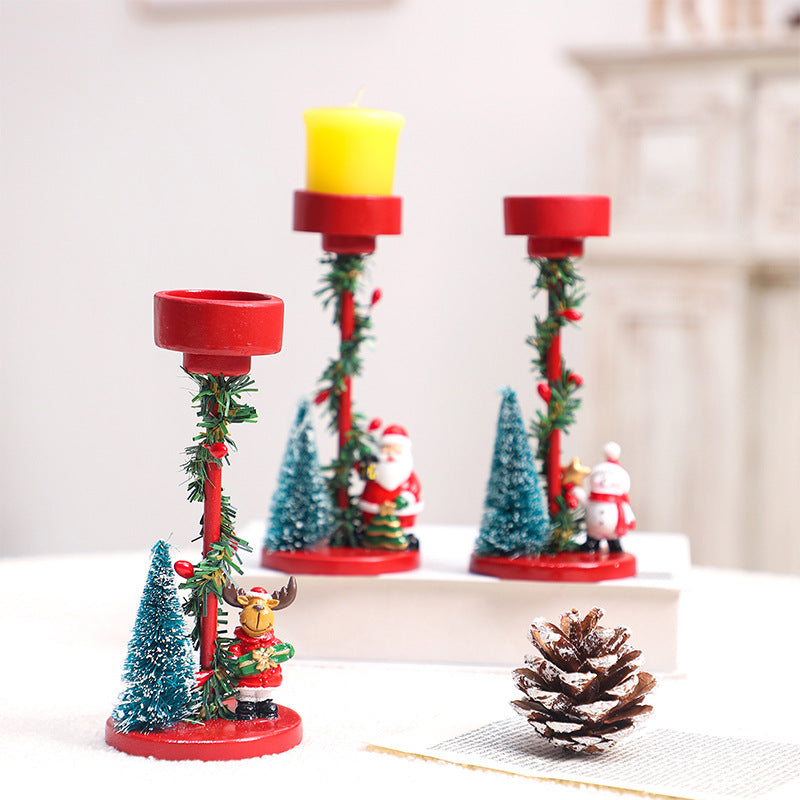 Colorful Christmas character figurine for seasonal display - Christian Gift