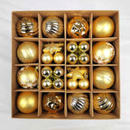 Close-up of painted finish on small Christmas ball pendant ornament