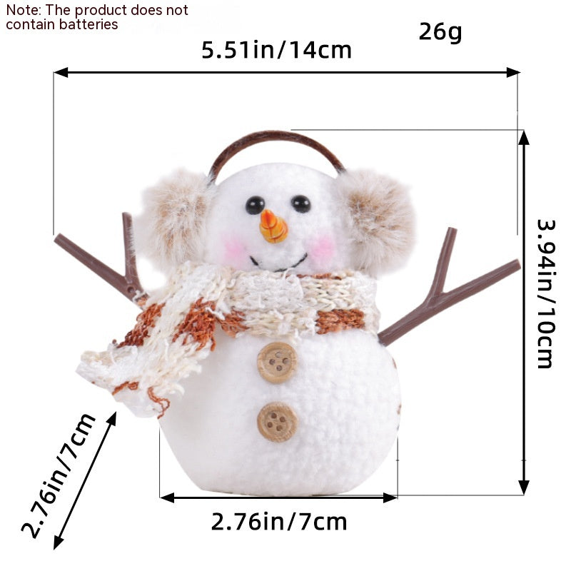Christmas luminous ornament showcasing winter charm