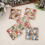 12-Piece Christmas Wooden Pendant Decoration Set - Christian Jewelry