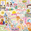 Colorful Jesus Christian graffiti stickers featuring waterproof, repositionable design for creative faith expression