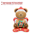 Cheerful Christmas backdrop balloons for festive holiday gatherings