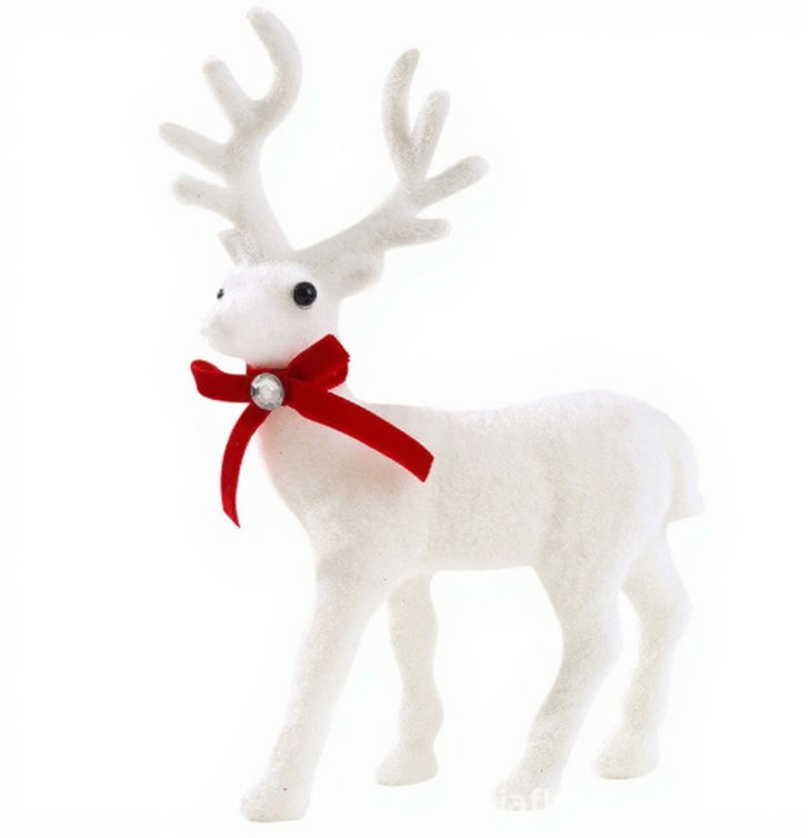 Cozy woodland-themed plush deer bringing charm to Christmas celebrations