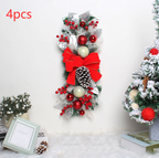 Glowing Upside Down Christmas Tree Door Curtain Hanger - Christian Home Decor