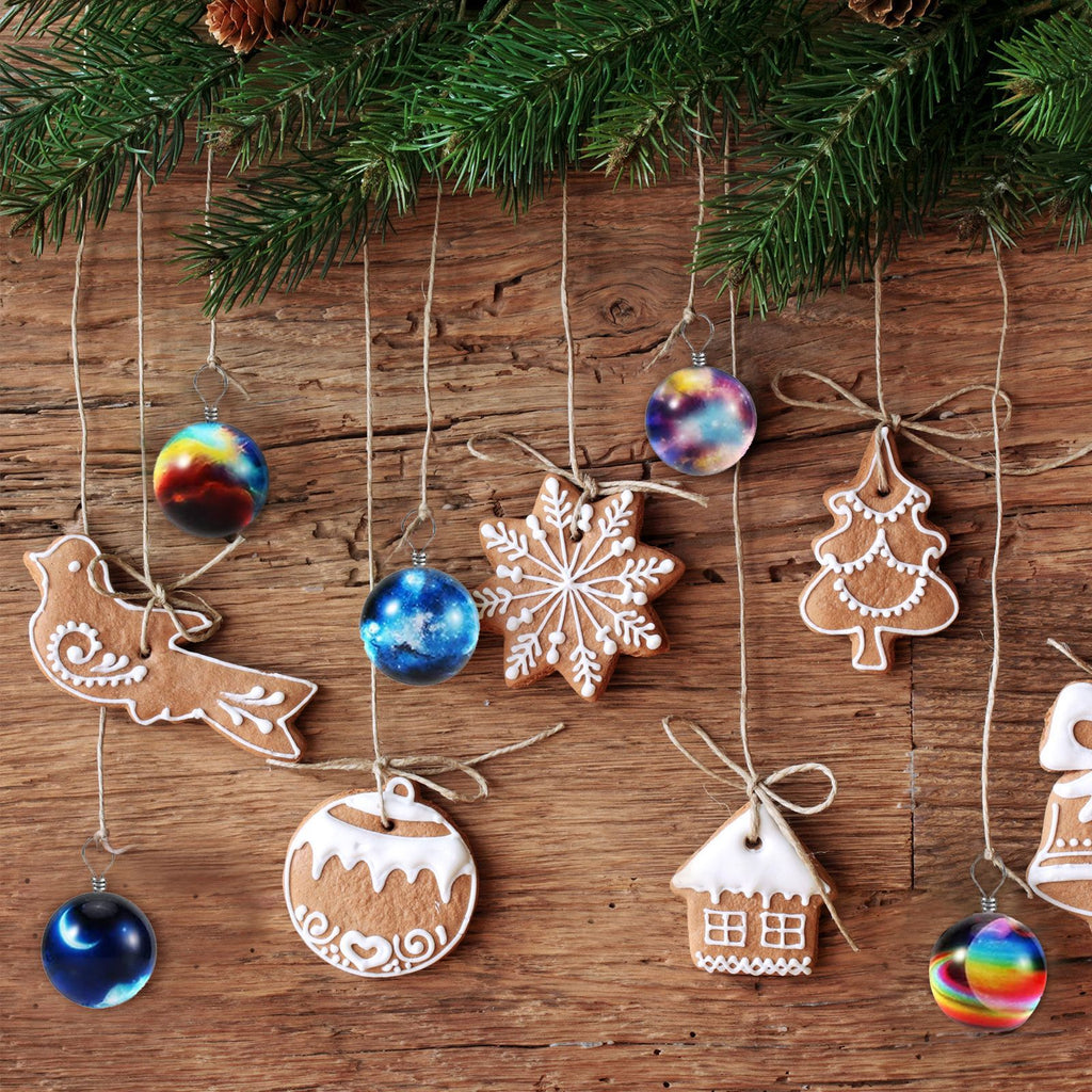 Cosmic star themed 24-day Christmas countdown advent calendar with festive design
