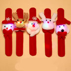 Christmas themed slap bracelet ring design