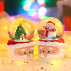 Christmas crystal ball decoration for home