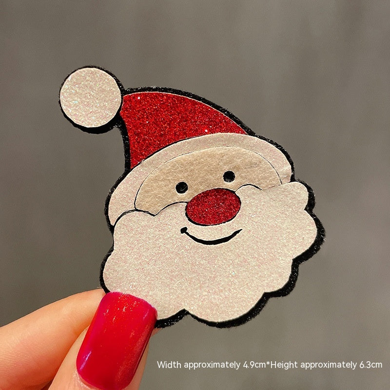 Festive brooch with snowflake pattern for winter celebration