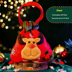 Festive Christmas Gift Bag with Santa Design