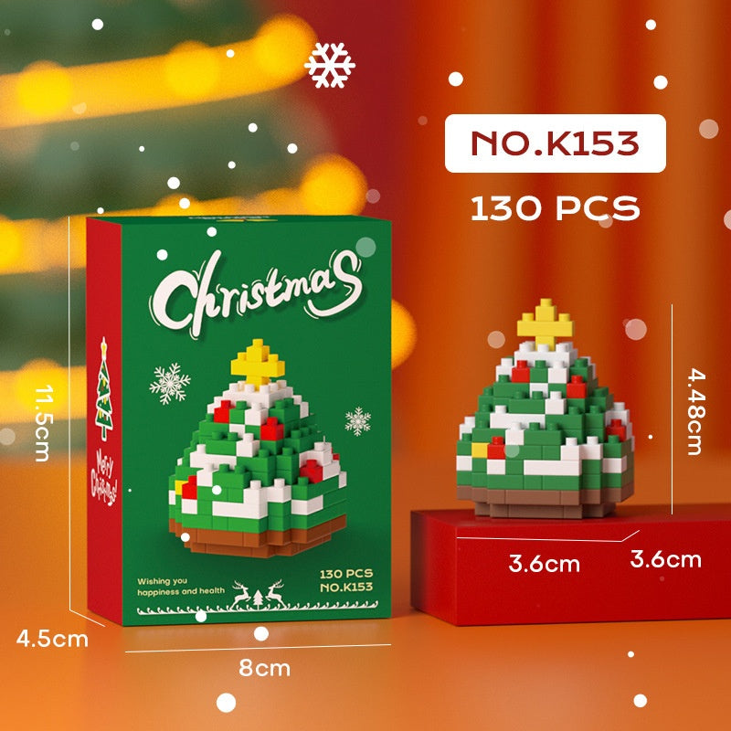 Snowman Christmas Building Blocks Set - Christian Home Decor