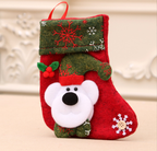 Christmas stocking with bear design for Christmas decor