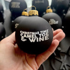 Black Christmas Ornament - Funny Plastic Holiday Decor - Christian Home Decor