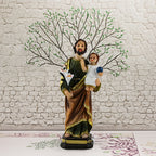 Classical Virgin Mary nativity figurine in resin for Christmas home decor