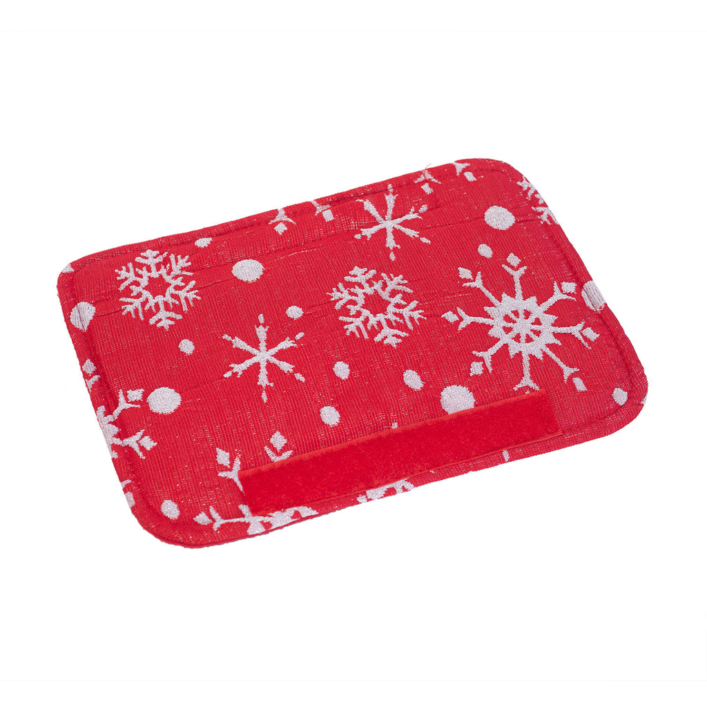Festive kitchen accessory set of three Christmas handle covers for home holiday atmosphere