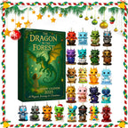 Detailed view of printed acrylic Forest Dragon design showing intricate coloring and texture