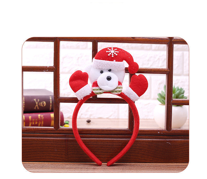 Non-woven fabric Christmas headbands for festive celebrations