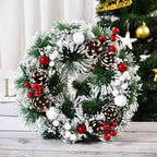 Snowy Princess themed Christmas garland for windows or doors