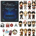 Festive blind box ornament displayed against soft background showing holiday theme