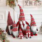 Set of Christmas Rudolf ornaments in various sizes for home decor
