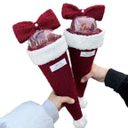 Christmas fruit cone arrangement seasonal decor