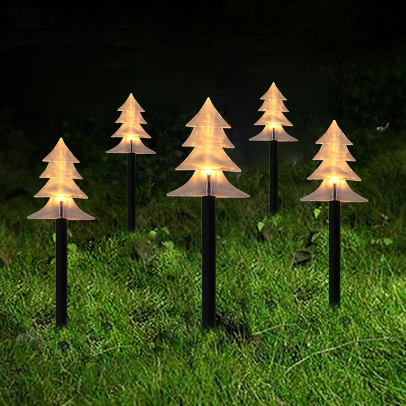Snowflake Solar Garden Lights - Christmas Outdoor Decor Secondary image