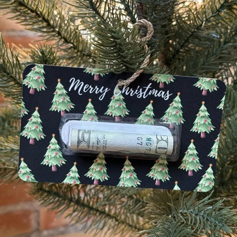 Festive Christmas pendant with decorative pattern for holiday accessories