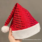 Blush elk Christmas plush decoration hat cozy seasonal decor piece