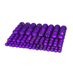 matte Christmas ball ornaments in bulk pack