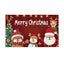 Colorful Christmas backdrop curtain decoration with festive holiday design for parties and celebrations