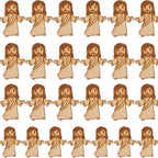 Boxwood wooden pieces suitable for creating DIY religious displays and ornaments