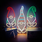 Bright Christmas neon sign creating cheerful holiday ambiance