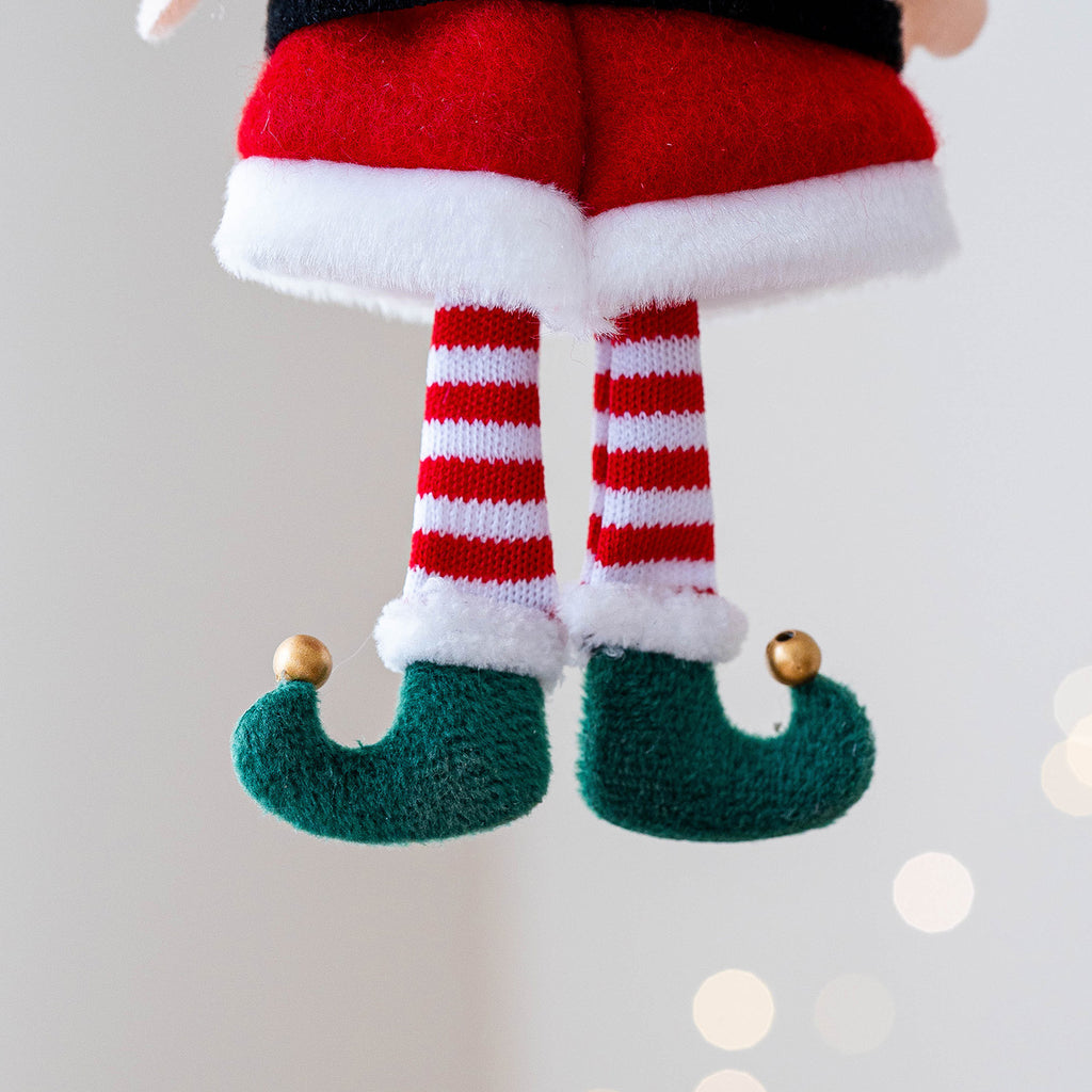 Christmas Elf Doll Pendant - Festive Holiday Accessory