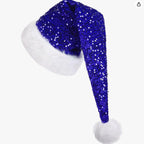 Red sequin cap Christmas decoration perfect for holiday home decor
