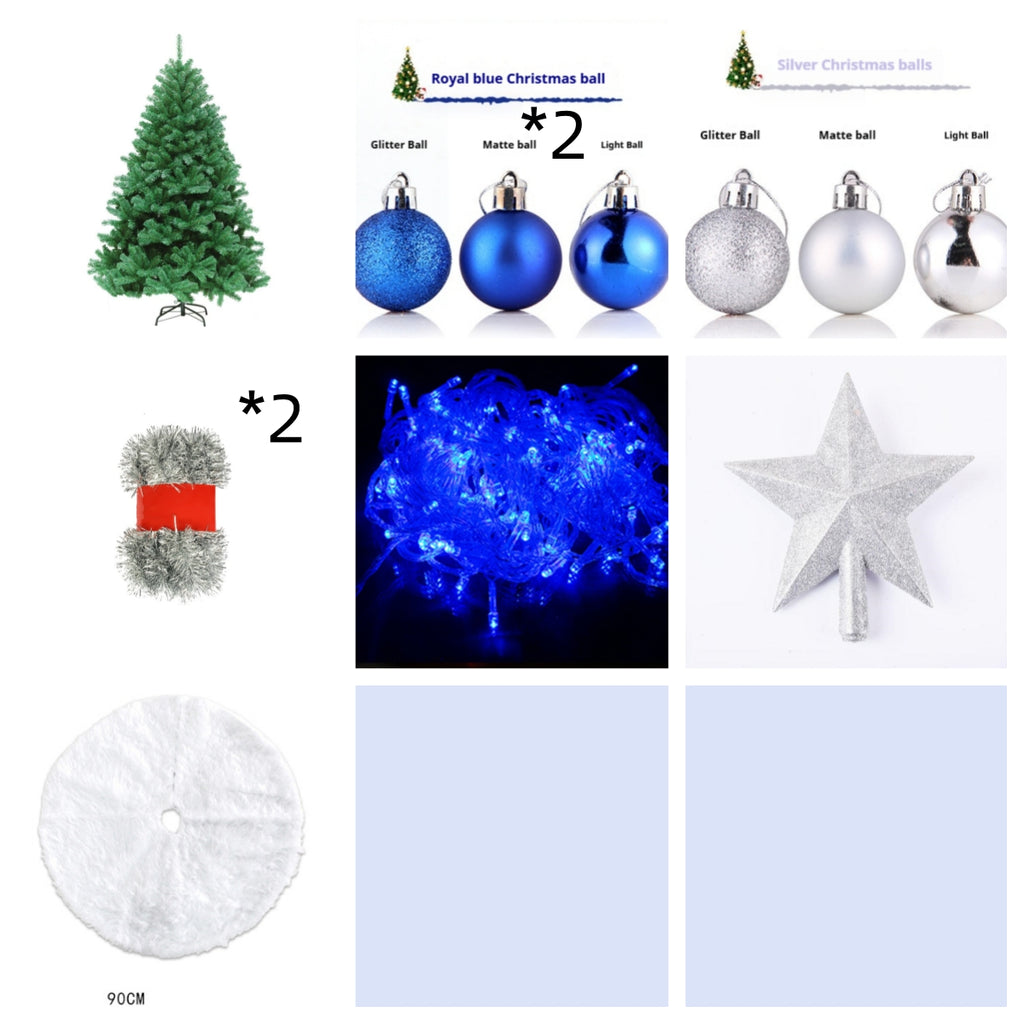 Close-up of green mini Christmas tree ornament