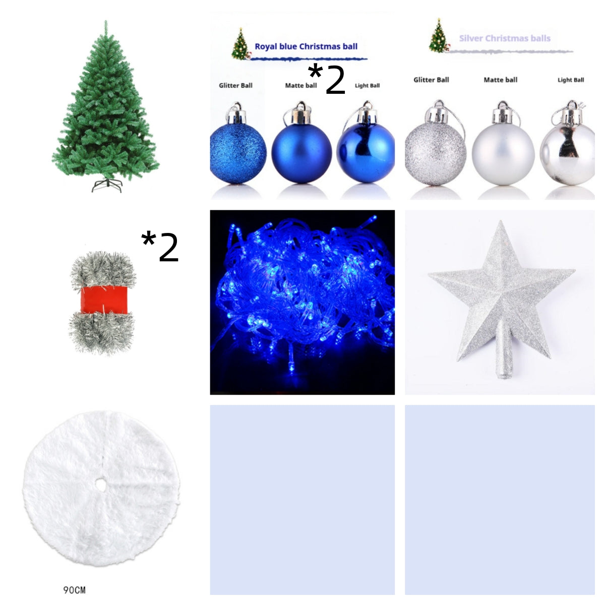 Close-up of green mini Christmas tree ornament