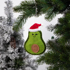 Creative felt pendant design with decorative elements on a surface