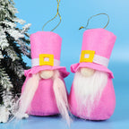 Small plush Christmas ornament for cozy festive home decor