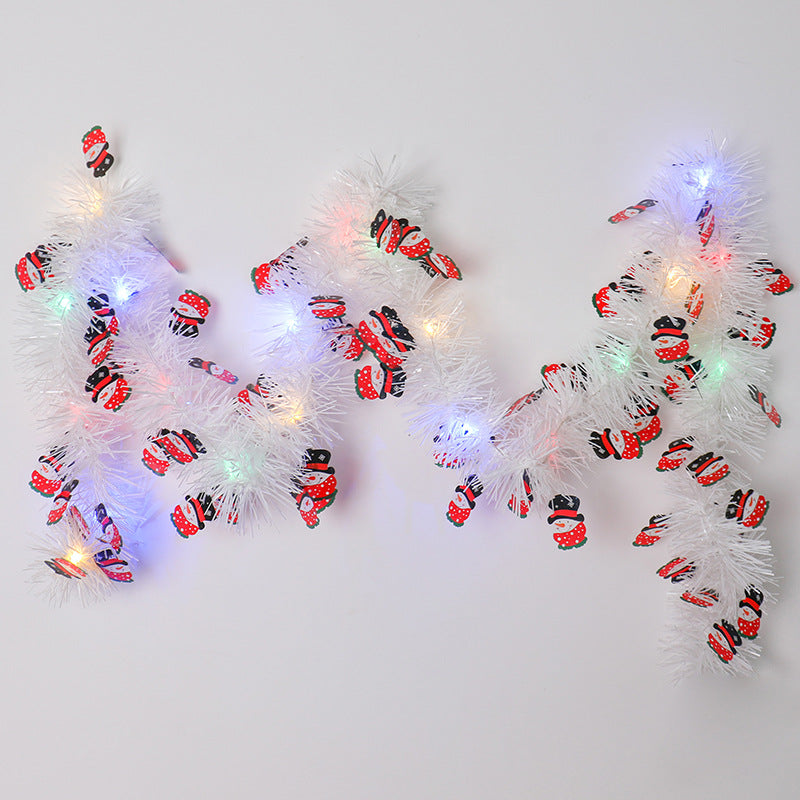 USB powered Christmas string lights with warm glow effect