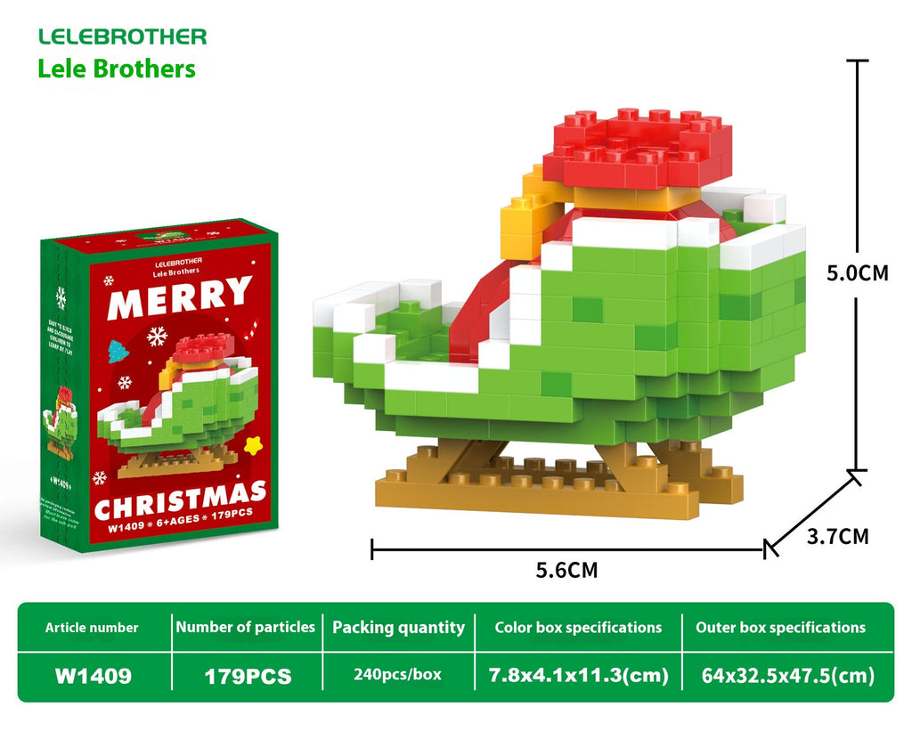 Plastic snowman blocks in various colors ready for creative assembly