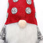 Christmas countdown doll with gray hat hanging on tree - festive holiday ornament