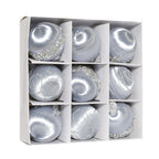 Painted Foam Christmas Ball Ornament Set (9pcs) - Christian Jewelry