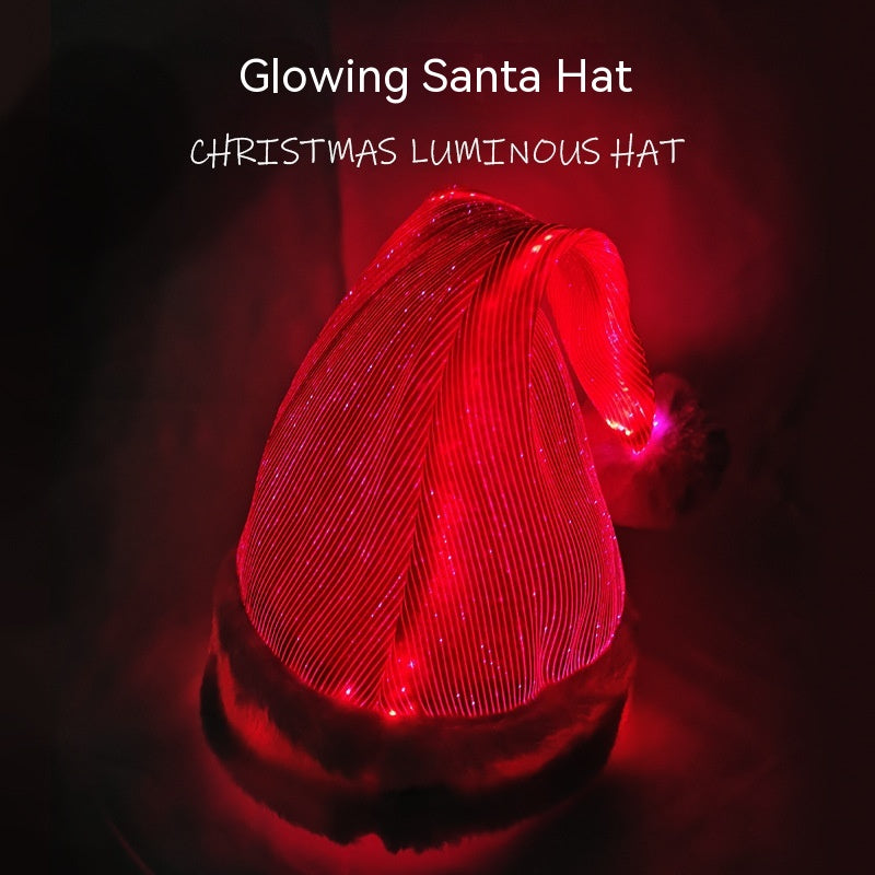 USB powered Christmas fiber optic hat display