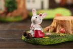 Charming Christmas house resin craft piece with festive design