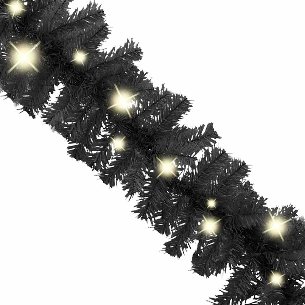 20 meter Christmas garland stretched across outdoor space