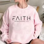 Faith Bible Verse Pullover Sweatshirt - Christian Apparel - Christian Apparel