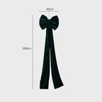 Velvet Christmas Bow Decoration - Christian Home Decor