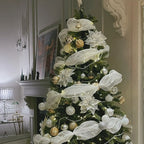 Assorted Christmas ribbons for holiday home decor and celebrations