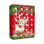 Christmas countdown calendar with surprise compartments