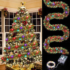 Christmas LED ribbon lights decoration display