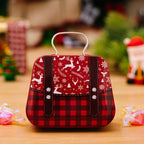 Christmas decorative container box with handbag design for celebrations